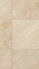 Fototapeta premium Luxurious travertine stone wall in creamy beige with subtle grey veins and a polished finish