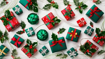 Festive patterns and textures