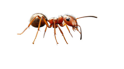 A close-up image of a realistic ant, showcasing its detailed fea