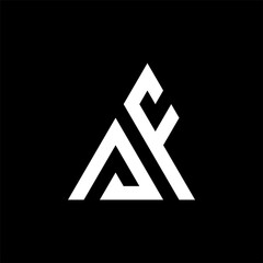 Letter AF logo icon design, af company, af modern, af luxury, af minimalist logo design