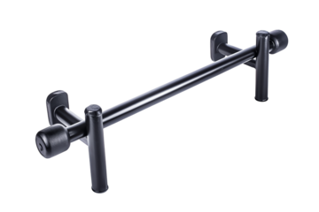 A sleek, adjustable bar designed for athletic training and weightlifting, perfect for enhancing strength and fitness routines.