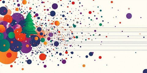 Naklejka premium High fidelity new year card design inspiration