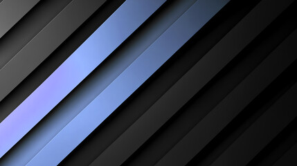 Obraz premium Dynamic Tech Design Featuring Sleek Blue Gradients and Bold Black Lines in a Modern Composition