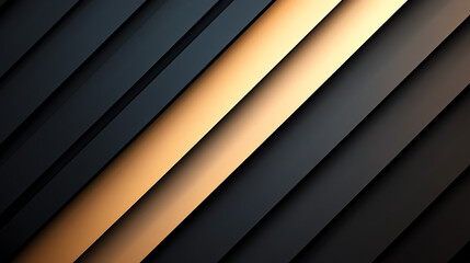 Obraz premium Striking Gradients of Black and Gold Create a Dynamic Tech-Inspired Background Design