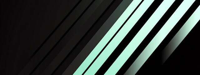 Obraz premium Dynamic Abstract Tech Lines Create Vibrant Gradients on a Dark Background, Ideal for Modern Designs