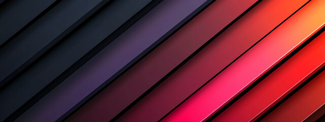 Obraz premium Vivid Gradient Lines Form an Energetic Tech Backdrop With Sleek Design Elements