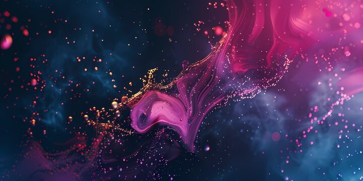 Vibrant Fluid Abstract Art