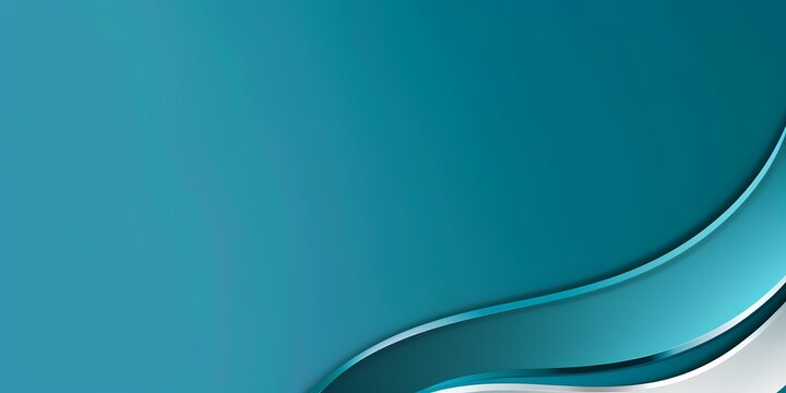 abstract background design with teal curves and smooth texture