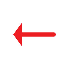 Arrow icon. flat style Arrow symbol. simple Arrow icon on a white background.