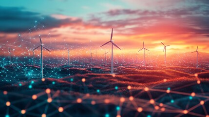 A cityscape with digital overlays of stock market indices and economic data, representing global finance