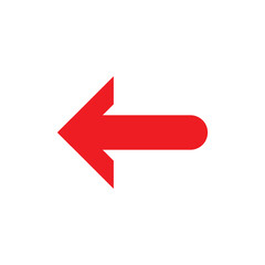 Arrow icon. flat style Arrow symbol. simple Arrow icon on a white background.