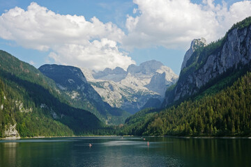 Gosau lake in the Austrian Alps	