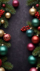 Christmas decoration background