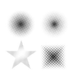 Halftone dot tone grunge effect abstract pattern texture vector graphic retro illustrationgradient