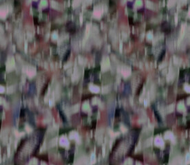 Abstract blurred seamless pattern. Watercolor paints texture. Trendy botanical design.