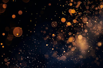 Abstract bokeh background colored glitter and sparkling light. Concept for holidays, advertising banners and invitations