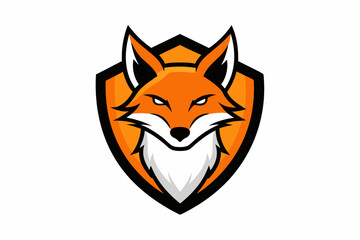 Obraz premium Fox head mascot vector logo design illustration.