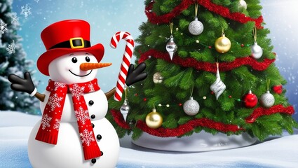 Santa Claus and holiday characters