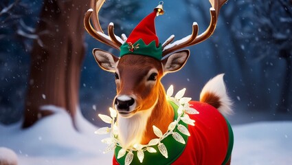 Santa Claus and holiday characters