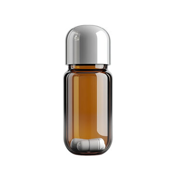 recommend clip art: Medicine Capsule Bottle on transparent background