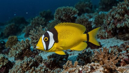 Foxface Rabbitfish in Queensland, Australia