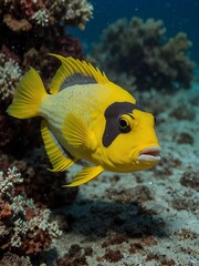 Obraz premium Foxface rabbitfish in Queensland.