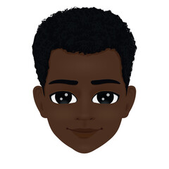 portrait of african male student