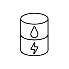 Oil icon symbol vector image Illustration