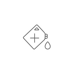 Oil icon symbol vector image Illustration