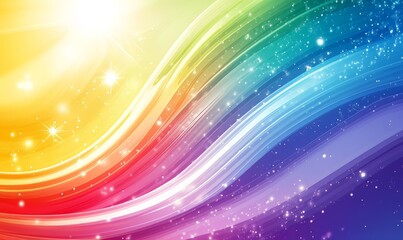 Bright colorful rainbow abstract background