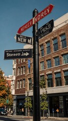I Street NW and 17th NW street signs in DC, symbolizing lobbying.