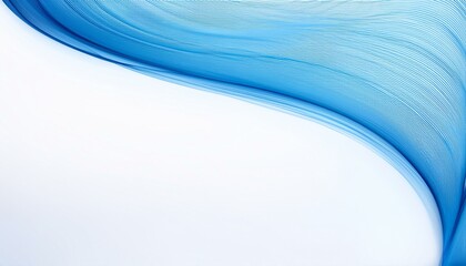 Thin abstract blue lines sweeping gently from the lower left corner, fading into the middle