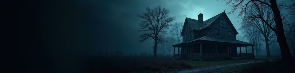 Horror house banner