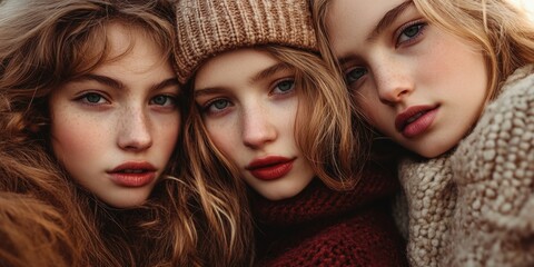Fashionable Youth: Winter Chic Trio