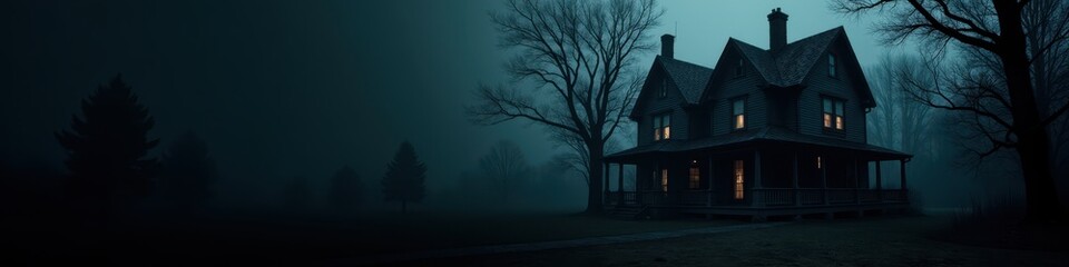 Horror house banner