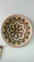Beautiful bowl with ornaments 