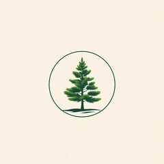 christmas card with christmas tree