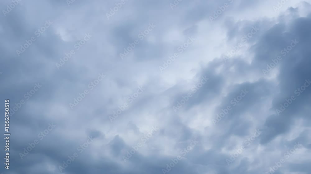 Poster Captivating cloudscapes transform through a series of six panels, evoking surrealism and change in the sky, showcasing the dynamic beauty of weather and atmosphere