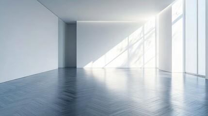 Obraz premium Bright Minimalist Interior with Natural Light