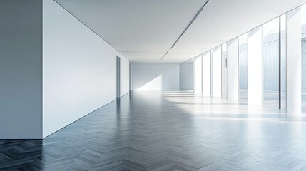 Fototapeta premium Modern Minimalist Interior with Natural Light