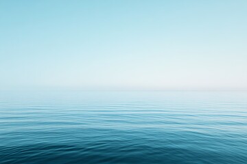 Obraz premium Vaste étendue d'un océan d'une sérénité infinie 