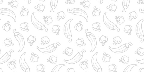 chili pattern Background. vintage chili background. pepper pattern background. chili doodle pattern background. hot chili pattern background.