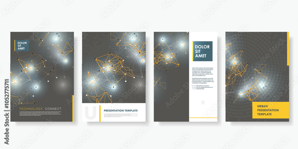 Aufkleber business card for wallpaper design. vector illustration graphic design elements. abstract modern pri