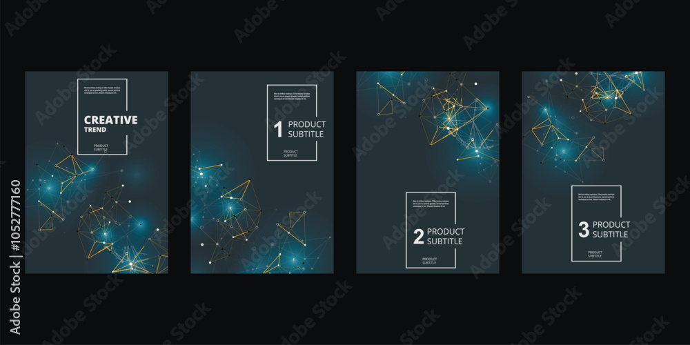 Poster business card for wallpaper design. vector illustration graphic design elements. abstract modern pri