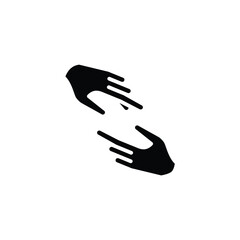 Obraz premium compassion solid icon vector design good for web or mobile app