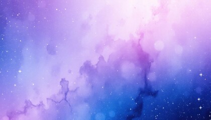 purple and blue galaxy with stars and clouds