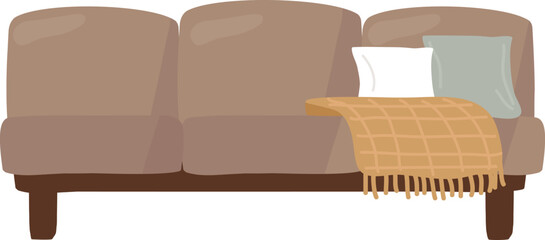 Sofa With Pillows