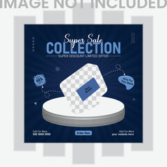 brand product social media post banner.	