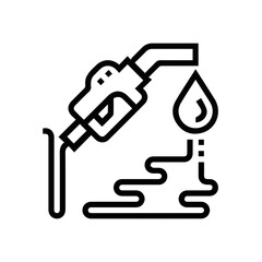 Oil icon symbol vector image Illustration