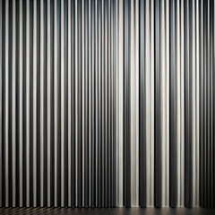 Fototapeta premium background. metal, texture, pattern, steel, design, gray, striped, lines, metallic, wallpaper, wall, material, iron, line, industrial, corrugated, backdrop, textured, backgrounds, silver, stripe, surf